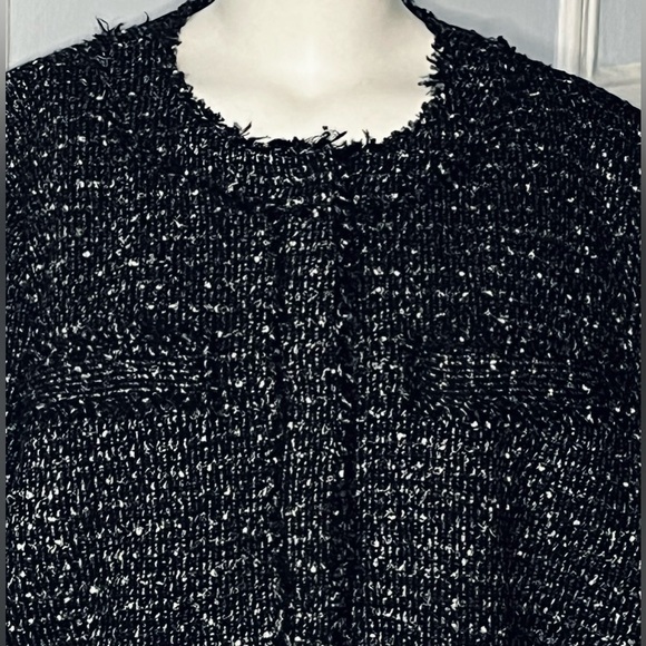 Michael Kors Tweed Blazer 2XL / 16 Charcoal wool.blend - Picture 3 of 14